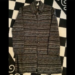 Damask Alpaca Cardigan ladies small EUC